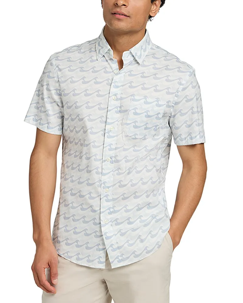 Faherty Movement Shirt White