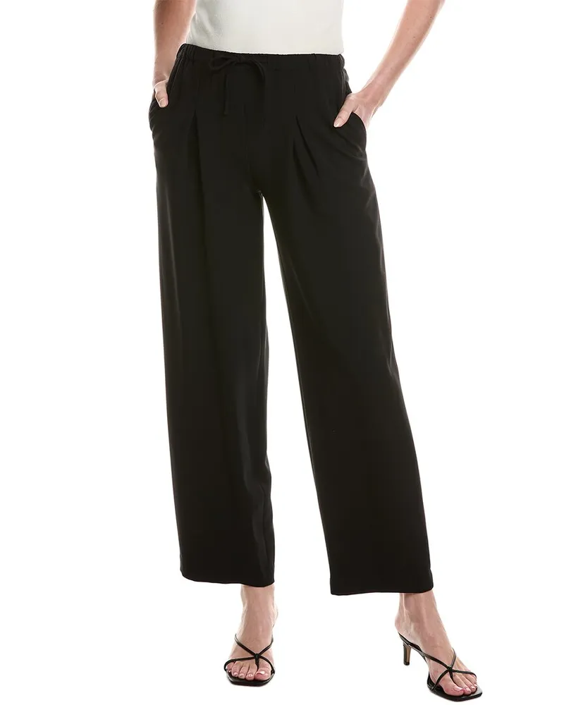 Theory Casual Relaxed Pleat Pant Nocolor