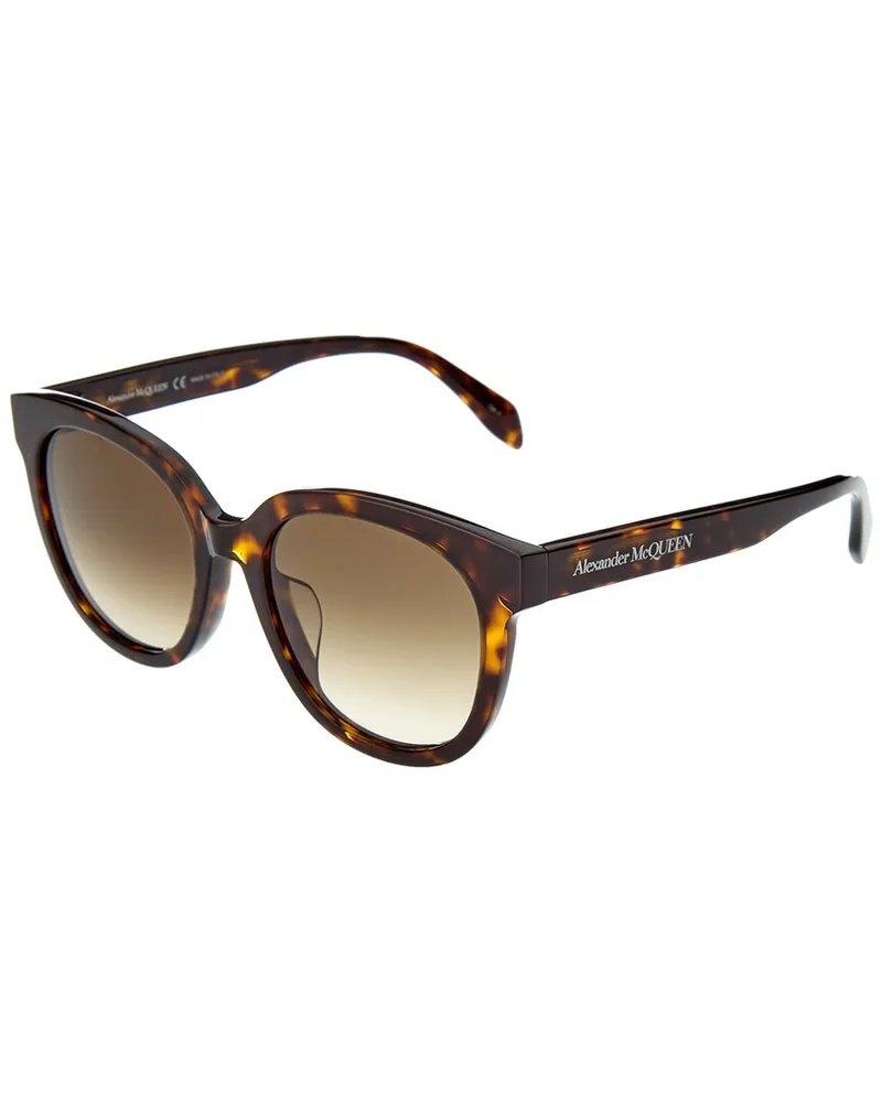 Alexander McQueen Unisex AM0304SK 54mm Sunglasses Brown