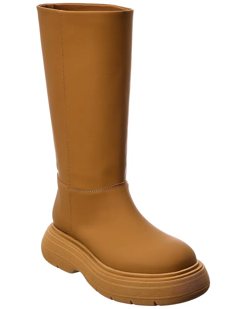Gia Borghini Marte Leather Boot Brown