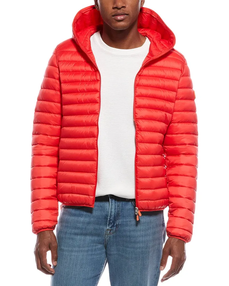 Save The Duck Donald Puffer Jacket Red