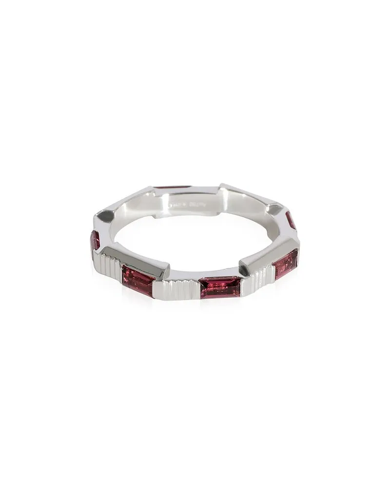 Gucci Link to Love 18K Rubelite Ring (Authentic Pre-Loved Nocolor