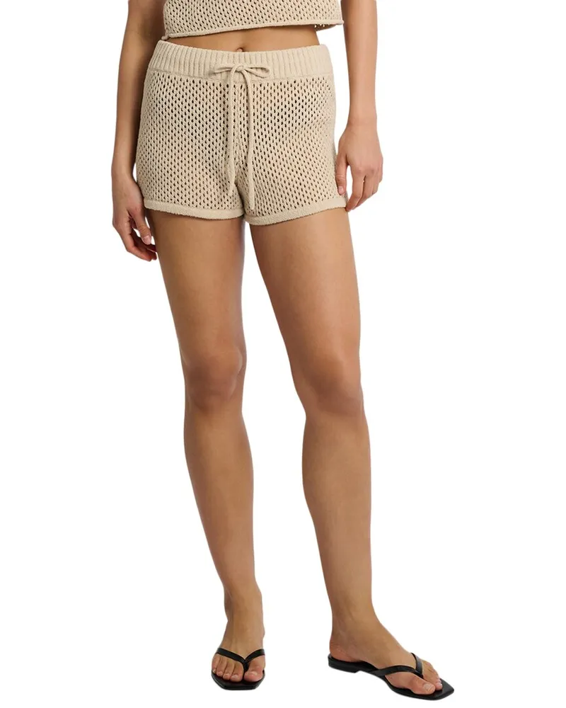 Onia Crochet Knit Micro Short Nocolor