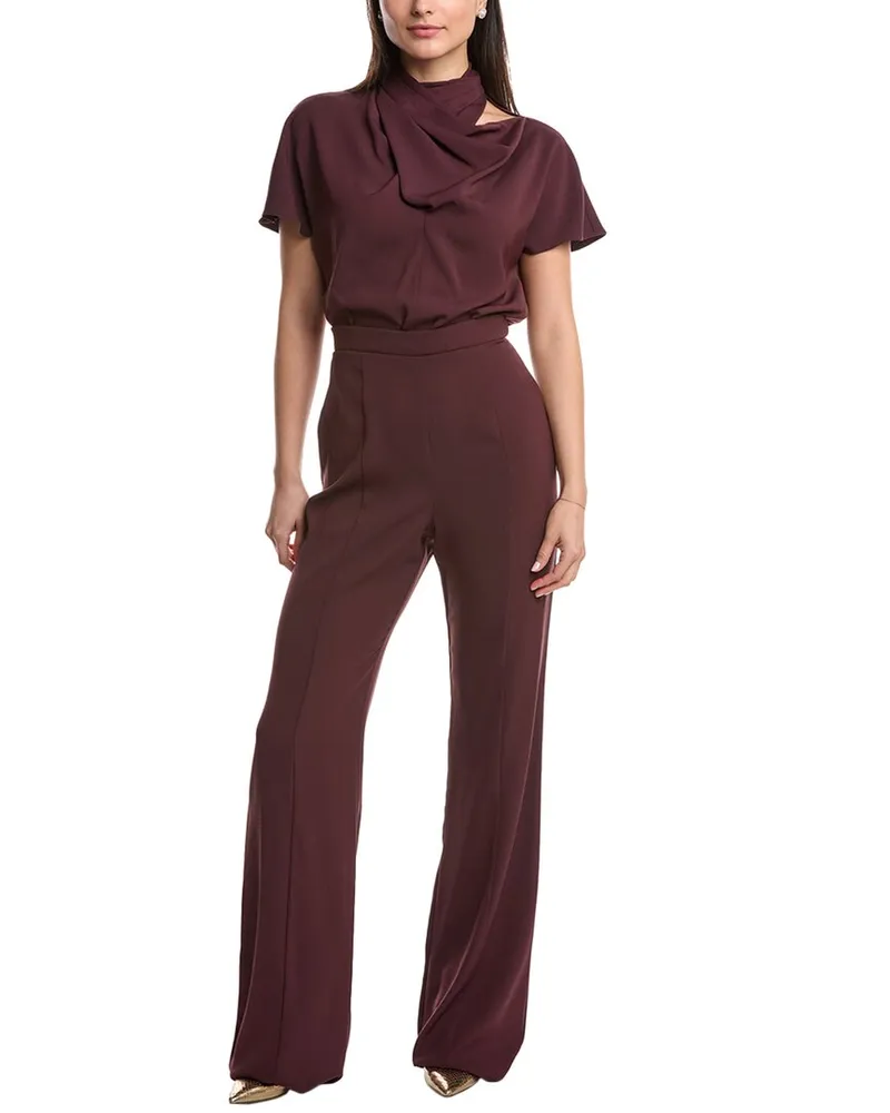 Black Halo Estella Jumpsuit Red