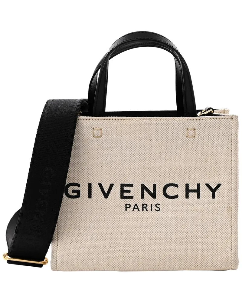 Givenchy Black Canvas Mini Bond Shopper Tote (Authentic Pre-Loved Nocolor