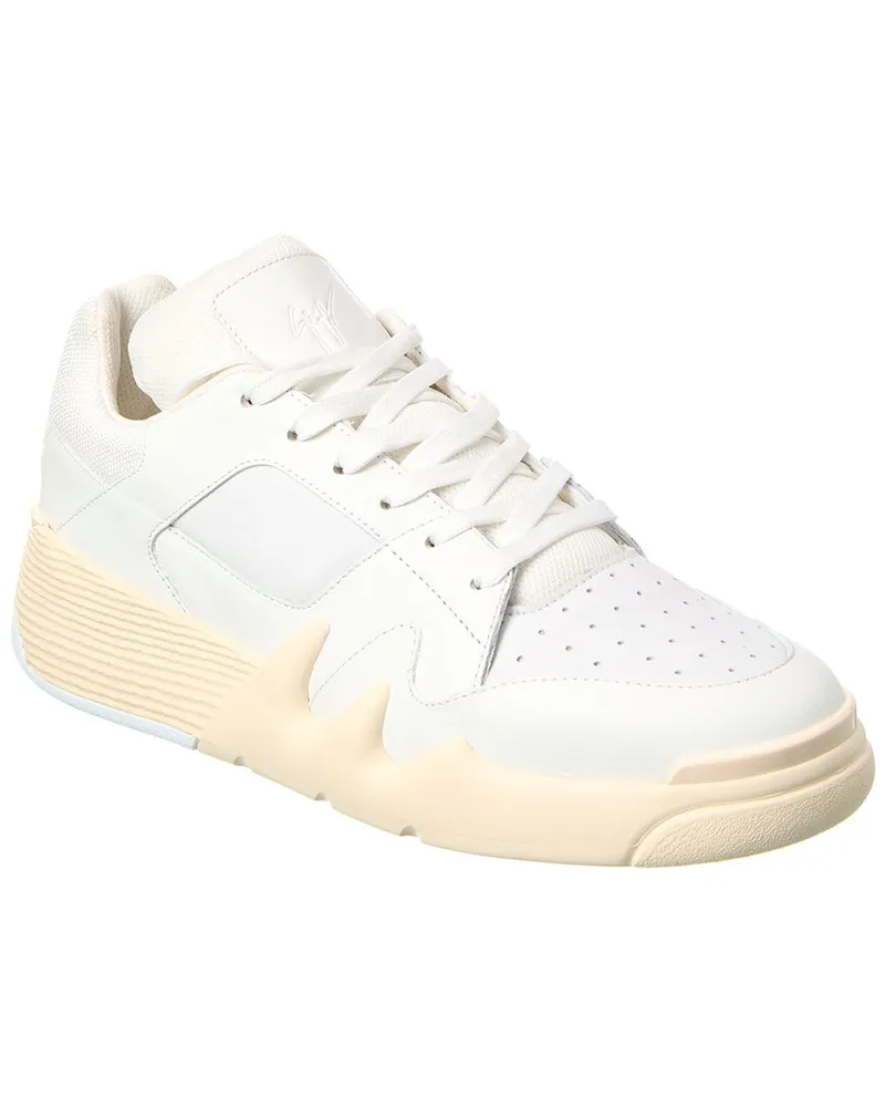 Giuseppe Zanotti Talon Leather Sneaker White