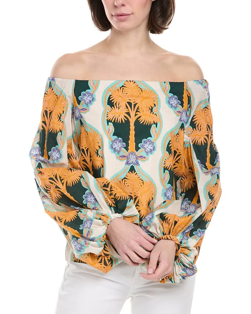 Le Superbe Palm Insignia Top Beige