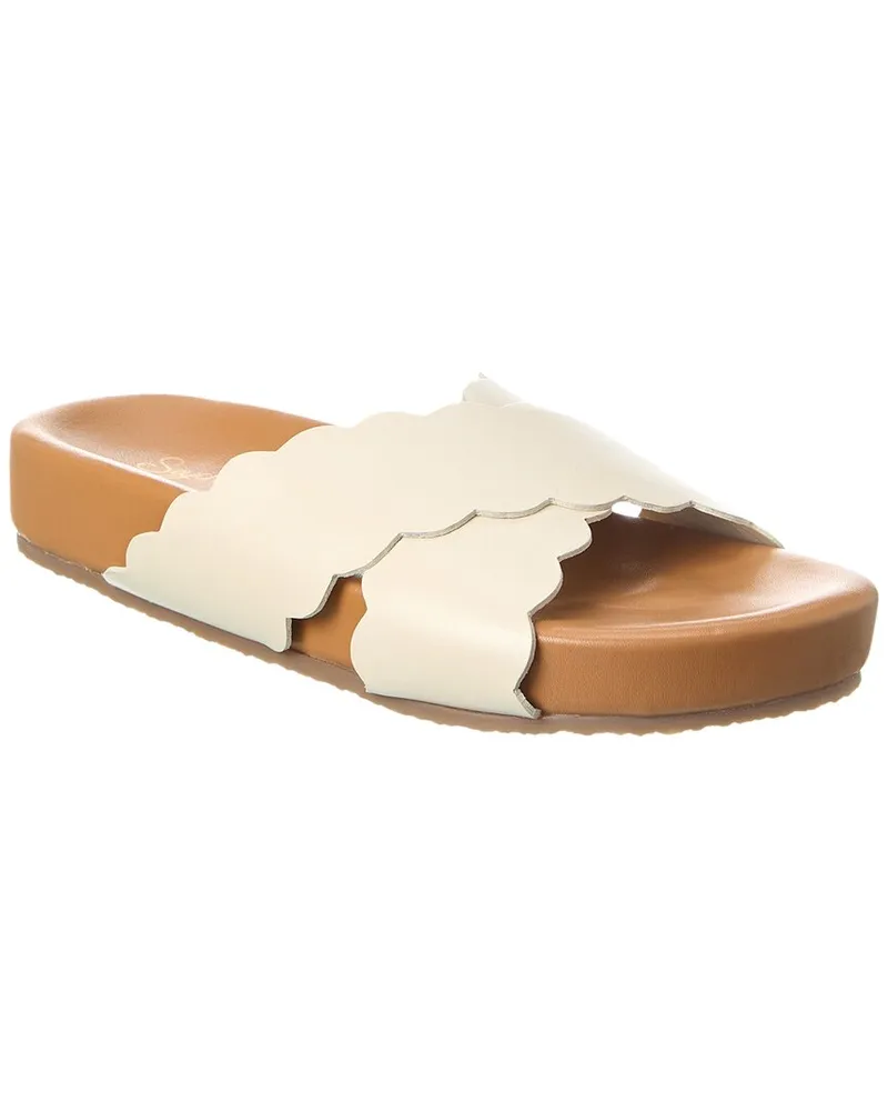 Seychelles Odie Leather Sandal White