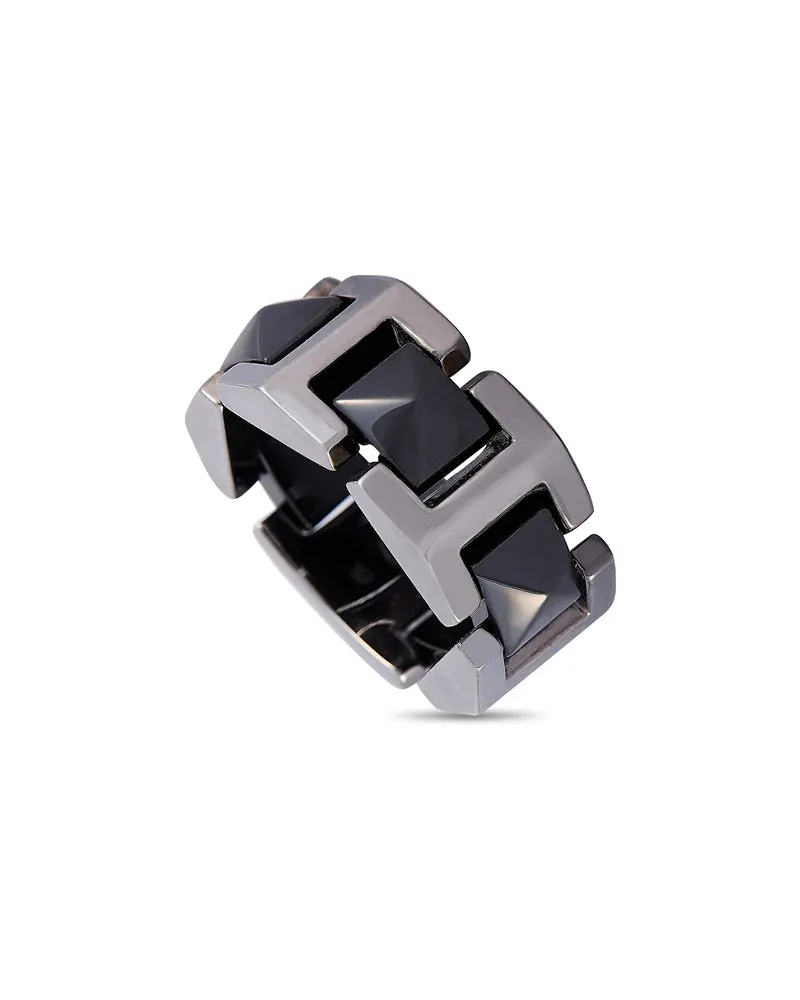Versace 18K & Ceramic Ring Nocolor