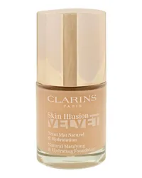 Clarins Women's 1oz 106N Skin Illusion Velvet Natural Mattifying & Hydrating  Foundation 