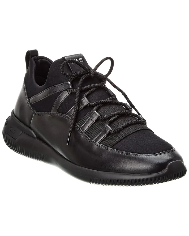 TOD'S TOD’s Nuovo Neoprene & Leather Sneaker Black