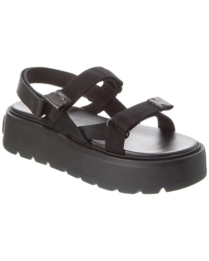 Valentino Garavani Leather Platform Sandal Nocolor