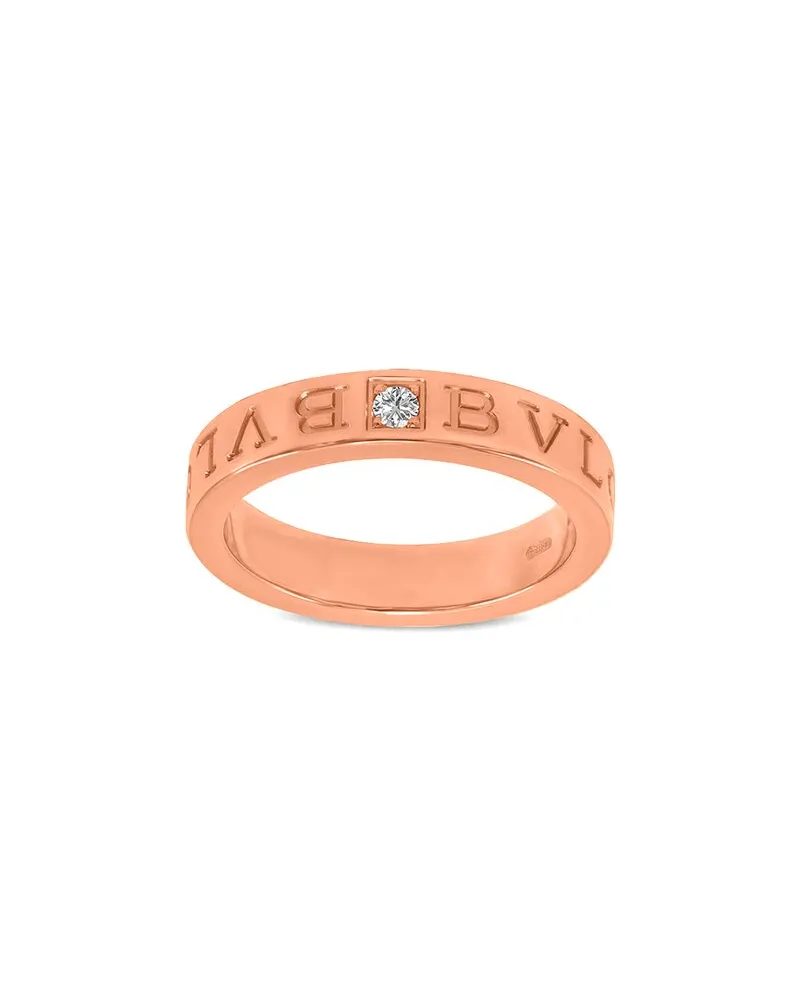 Bulgari 18K Rose Gold 0.01 ct. tw. Diamond Ring Nocolor