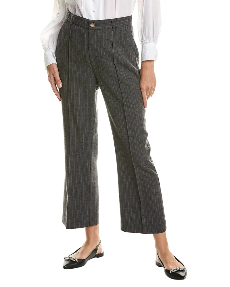 The Great The Bell Wool-Blend Trouser Grey