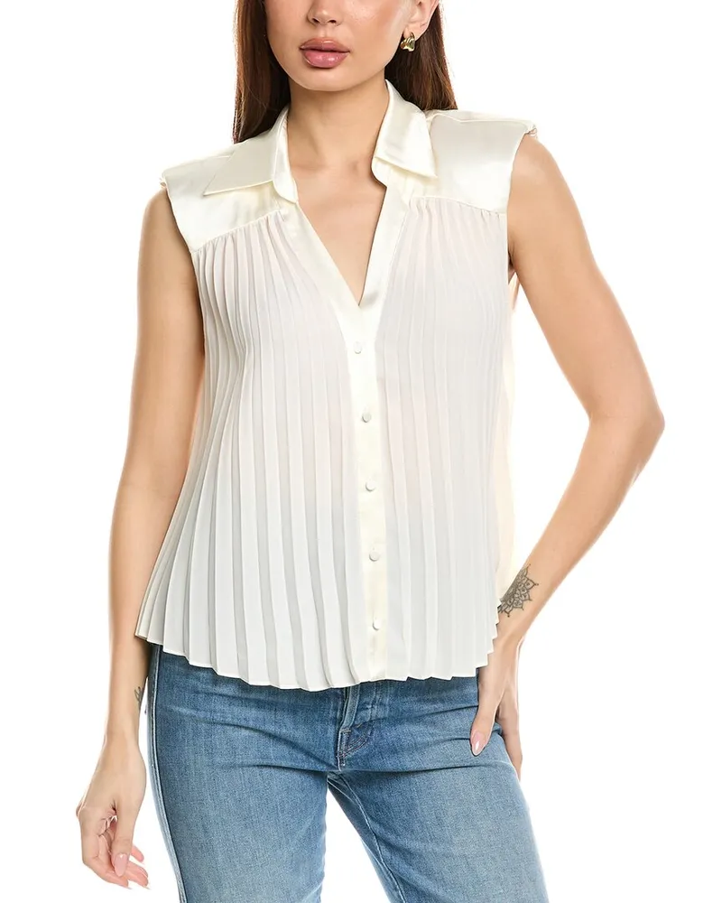 Cinq à Sept Claire Top Ivory