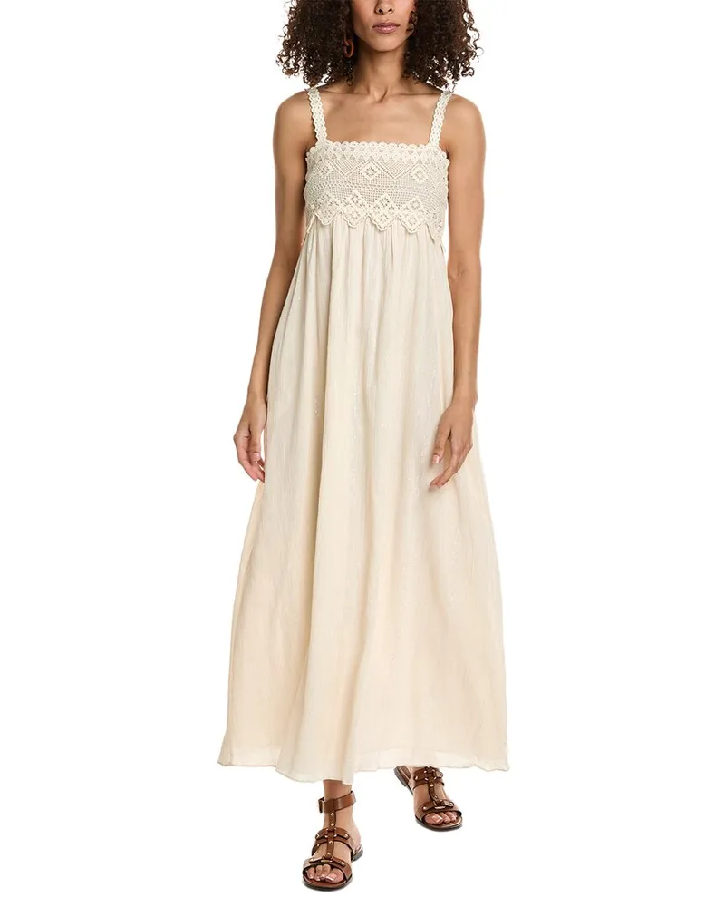 Vanessa Bruno Telemaque Maxi Dress Beige