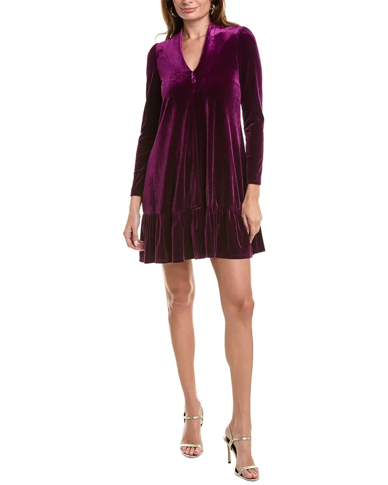taylor Velvet Mini Dress Nocolor