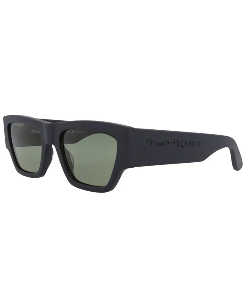 Alexander McQueen Men's AM0393S 55mm Sunglasses Blue
