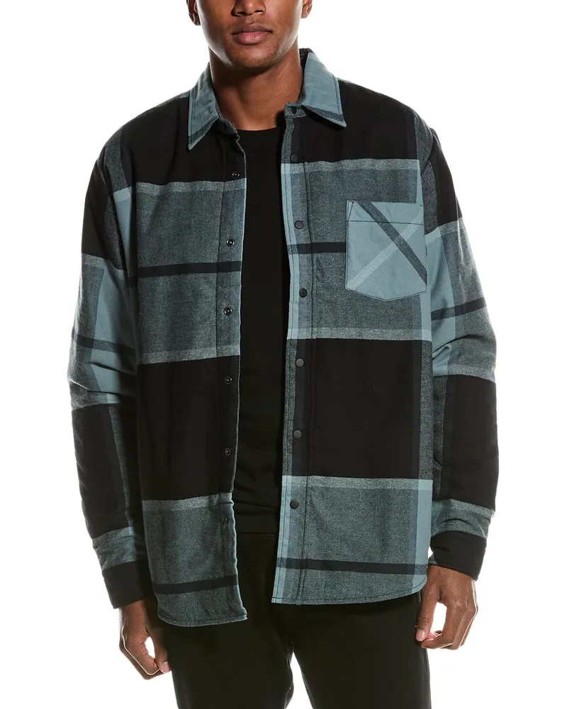 HUGO BOSS Lambini Relaxed Fit Shirt Jacket Green
