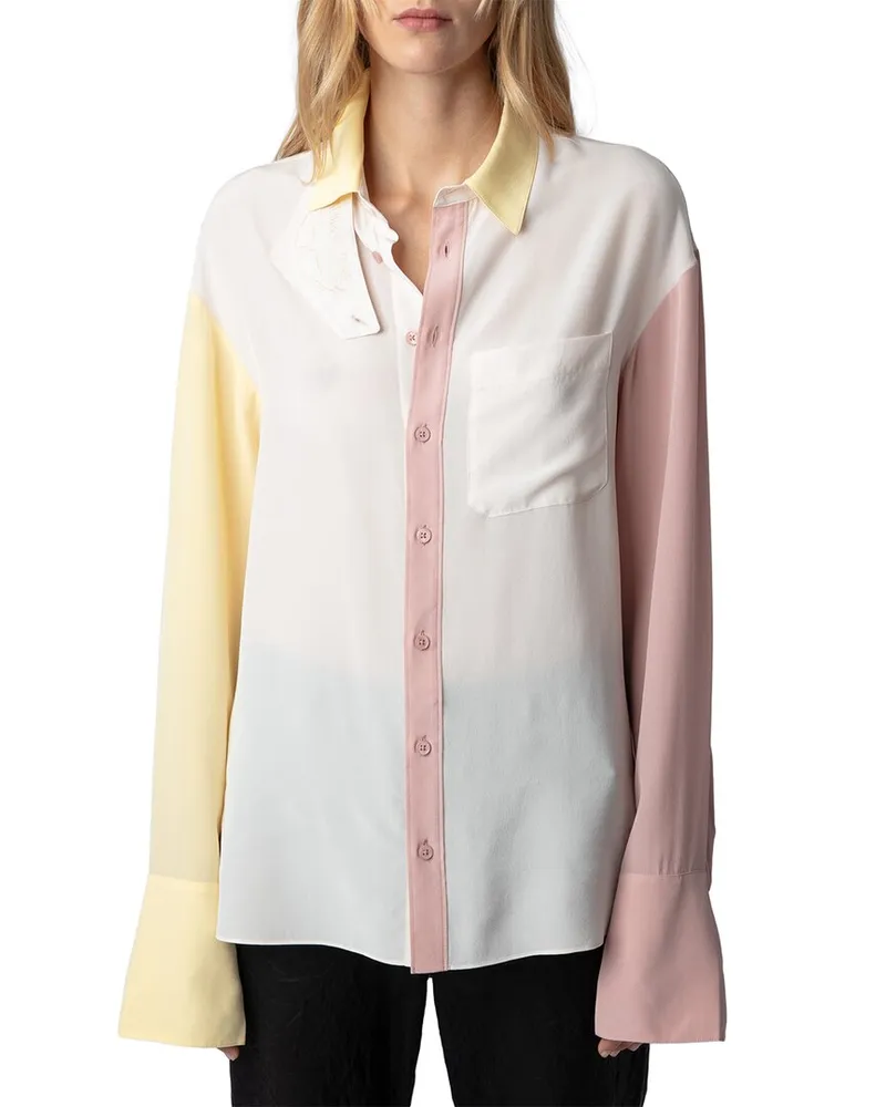Zadig & Voltaire Tyrone CDC Color Silk Shirt Nocolor
