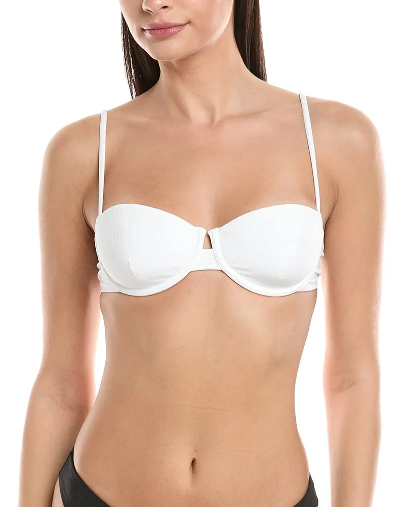 Onia Dalia Bikini Top White