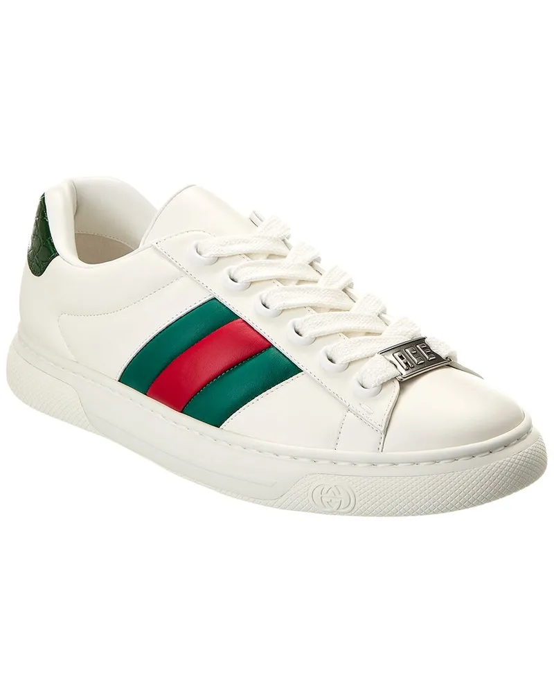 Gucci Ace Leather Sneaker White