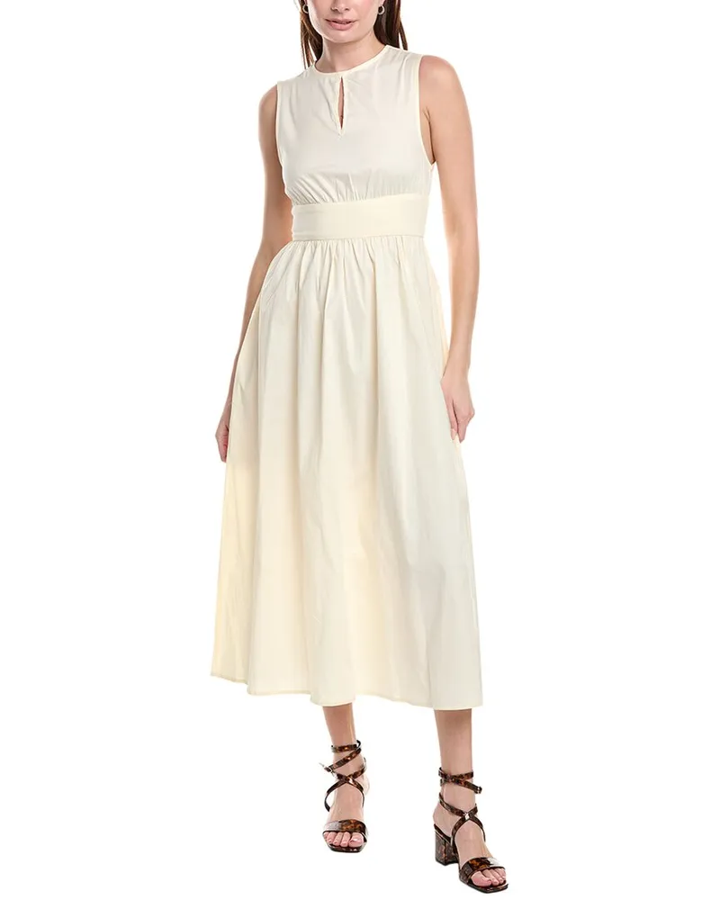 WeWoreWhat Keyhole Midi Dress White