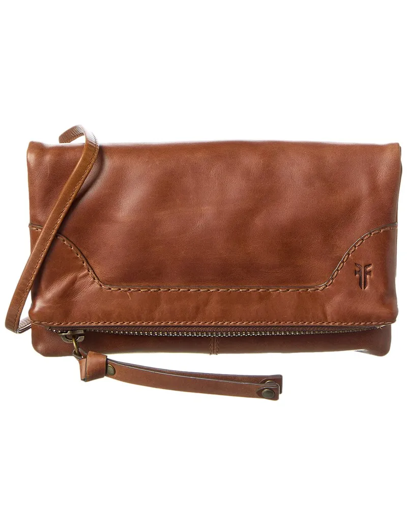 Frye Melissa Leather Crossbody Brown