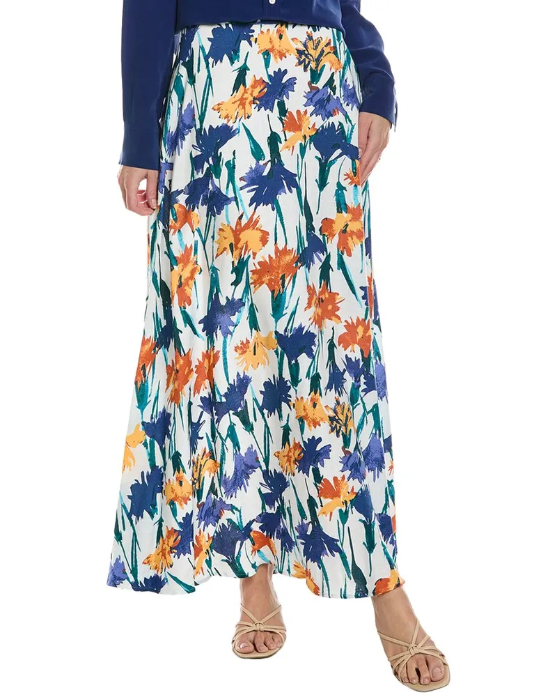 Diane von Furstenberg Florencia A-Line Skirt White