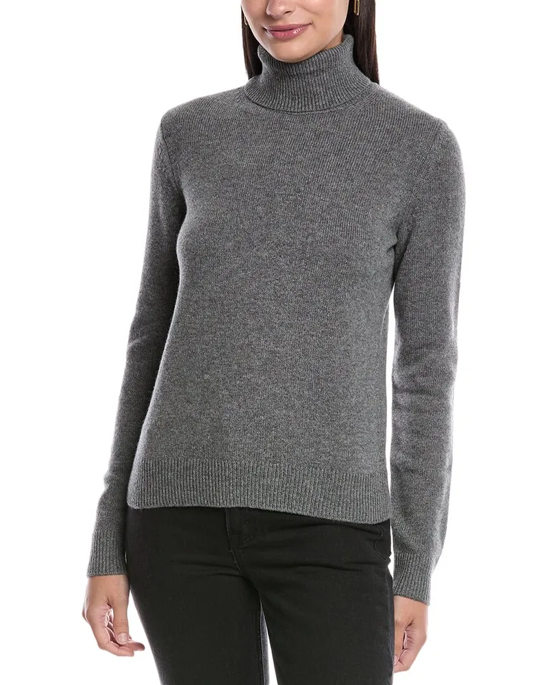 Theory Cashmere Turtleneck Sweater Grey