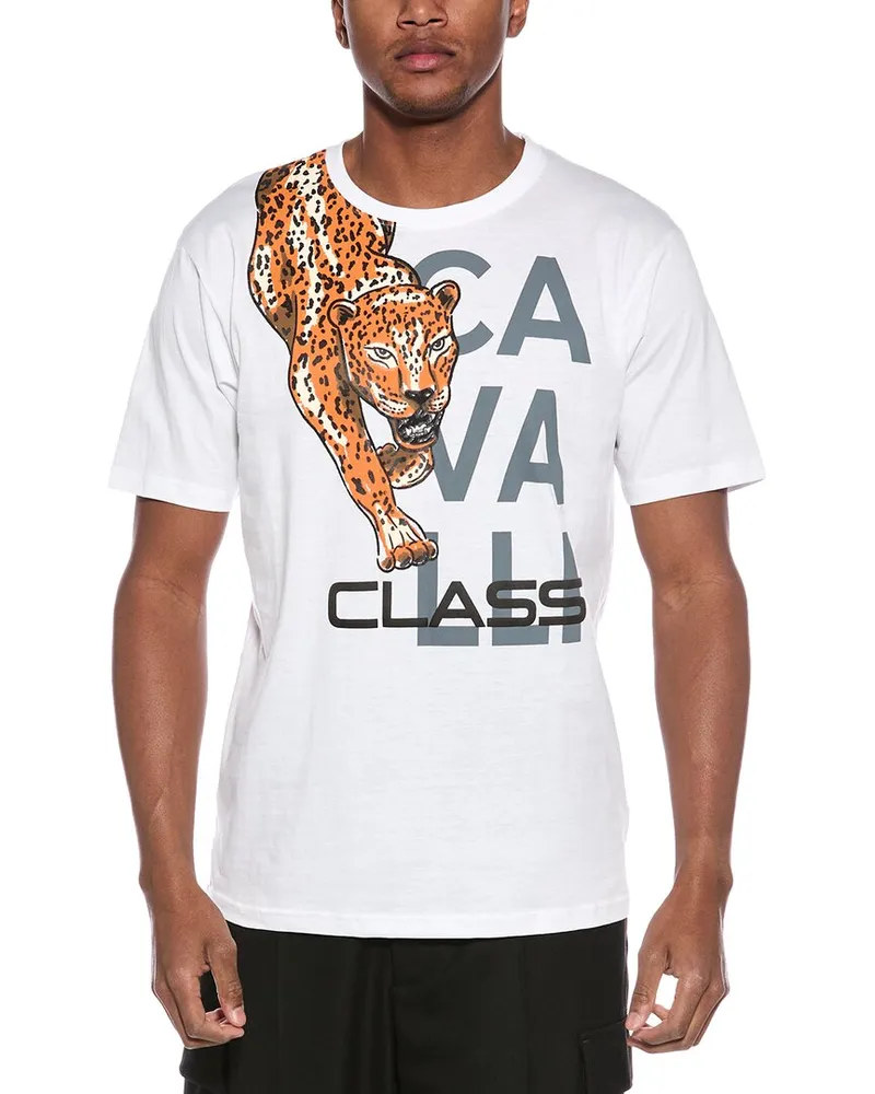 Roberto Cavalli Graphic T-Shirt White