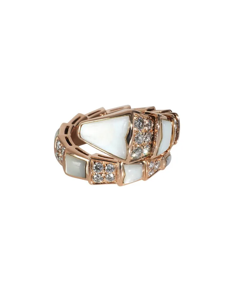 Bulgari BVLGARI Serpenti Viper 18K Rose Gold 1.80 ct. tw. Diamond Ring (Authentic Pre-Loved Nocolor