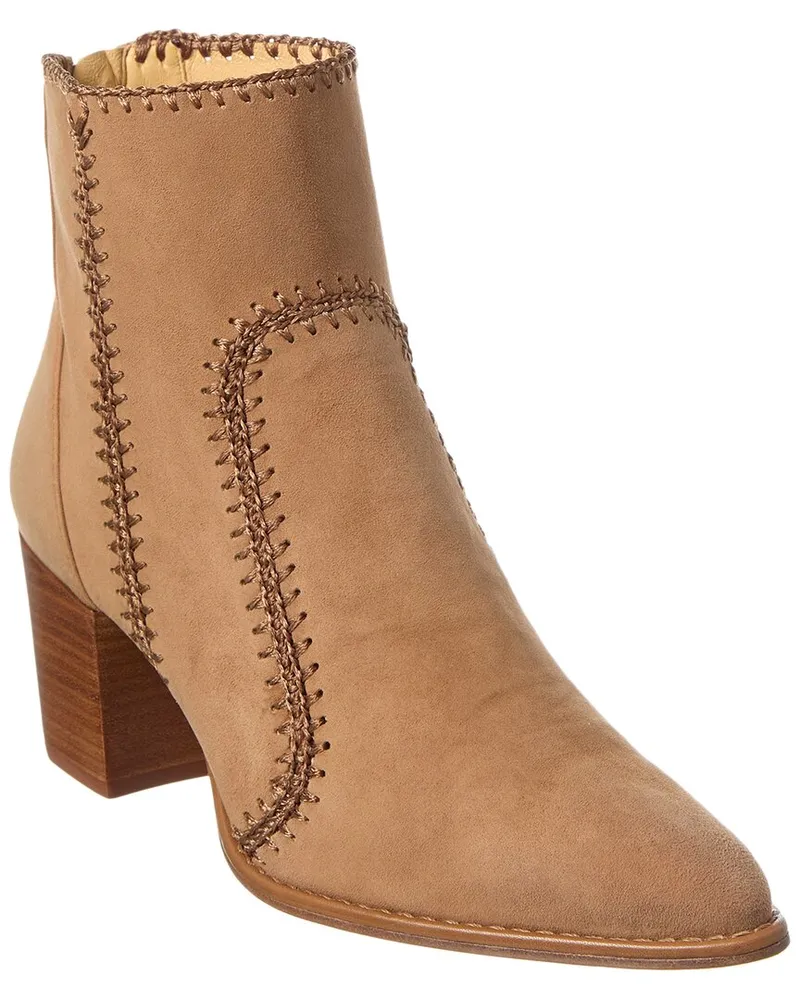 Alexandre Birman Benta Suede Bootie Brown