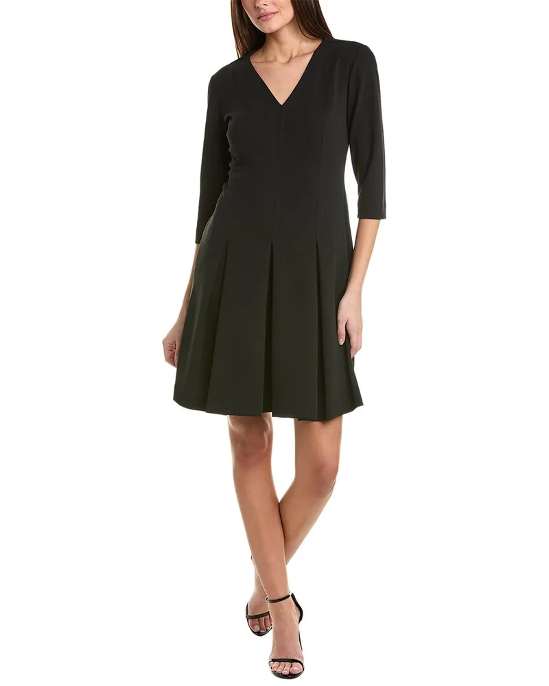 NATORI Sold Knit Crepe Dress Nocolor