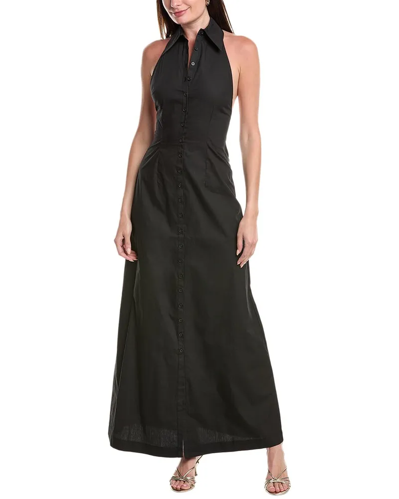 Ronny Kobo Layton Shirtdress Black