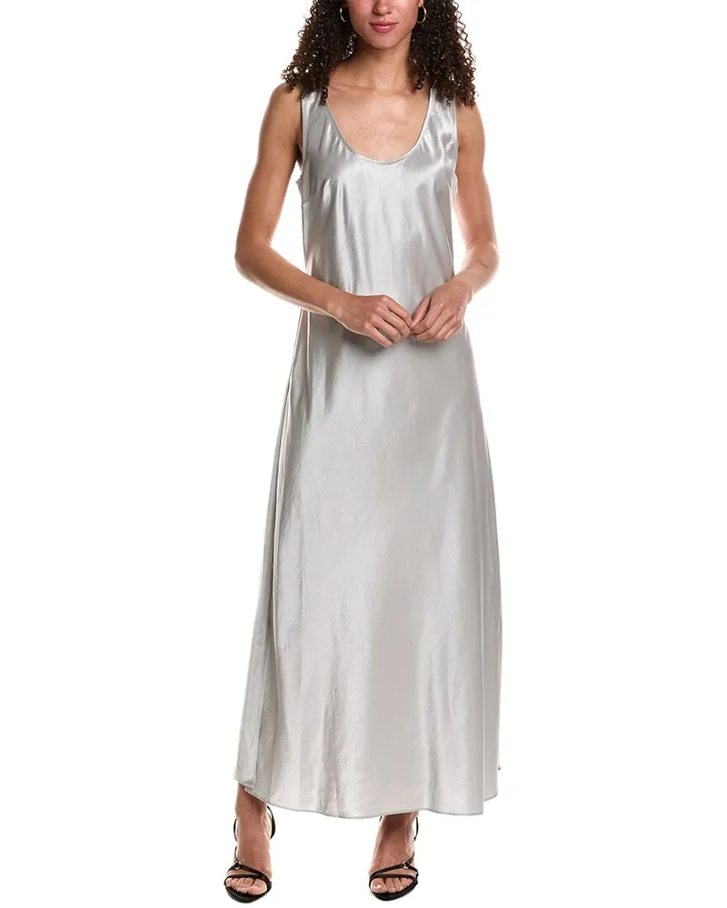 AllSaints Lisa Maxi Dress Silver
