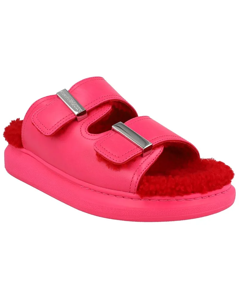 Alexander McQueen Leather Sandal Nocolor