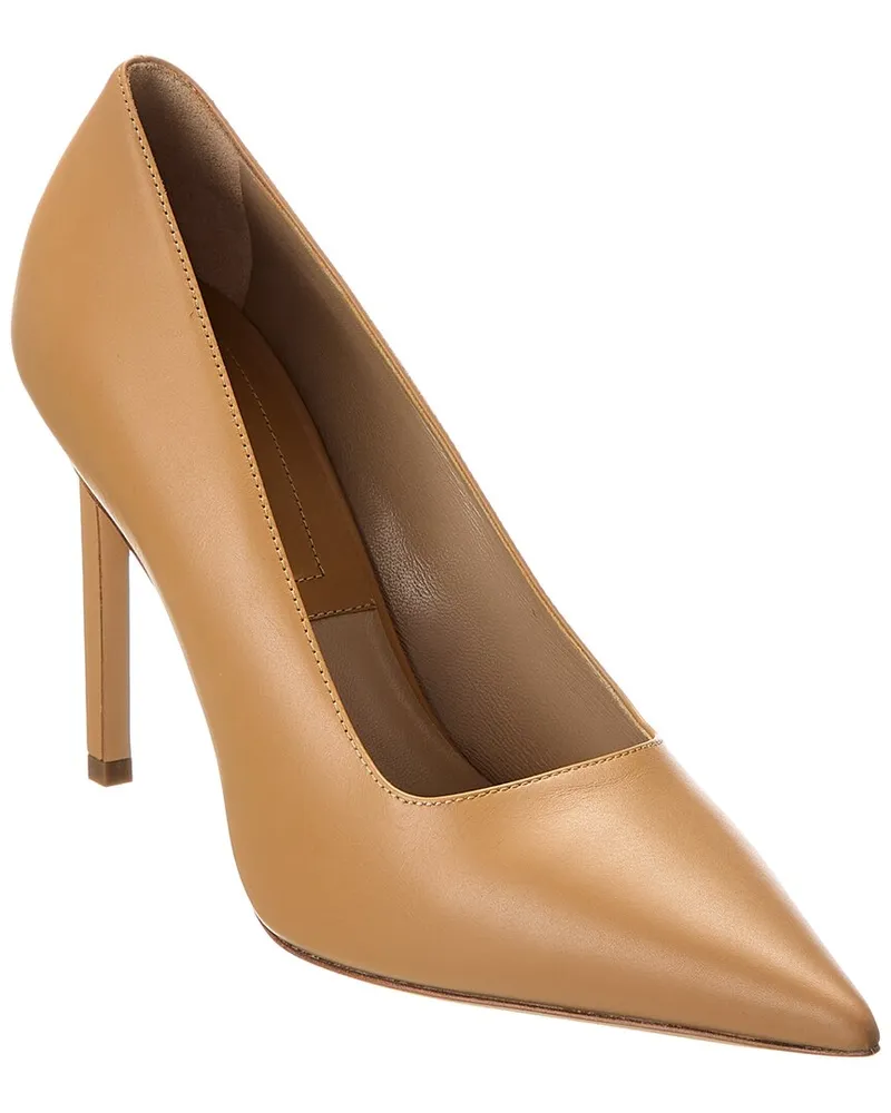 Michael Kors Collection Martine Runway Leather Pump Beige