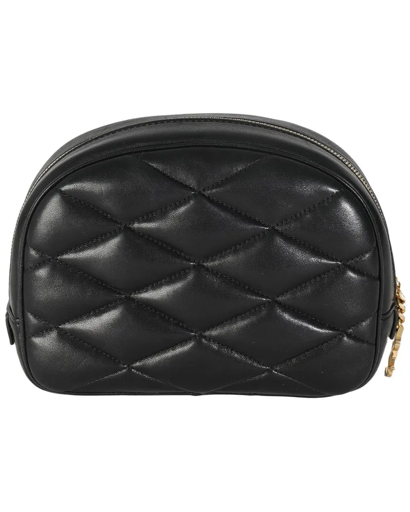 Saint Laurent Black Lambskin Lolita Cosmetic Pouch (Authentic Pre-Loved Nocolor