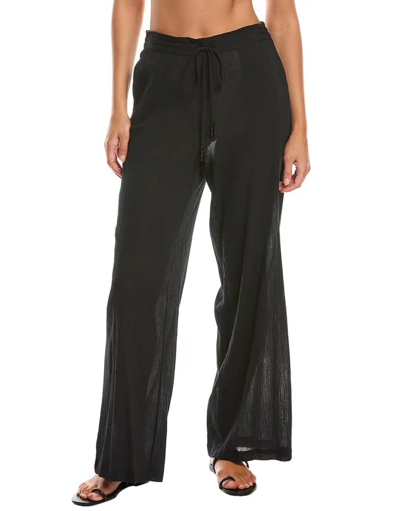 NATORI Gauze Pant Black