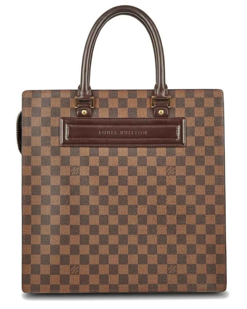 Louis Vuitton Brown Damier Ebene Coated Canvas Venice GM (Authentic Pre-Loved Nocolor