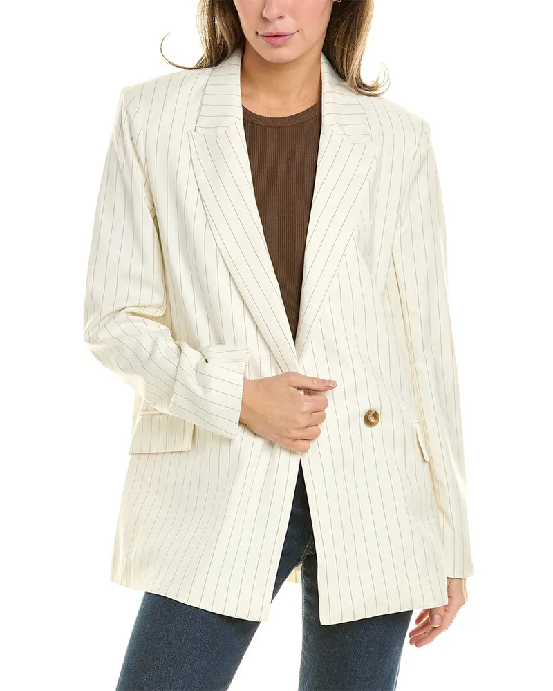 Line and Dot Jacket White