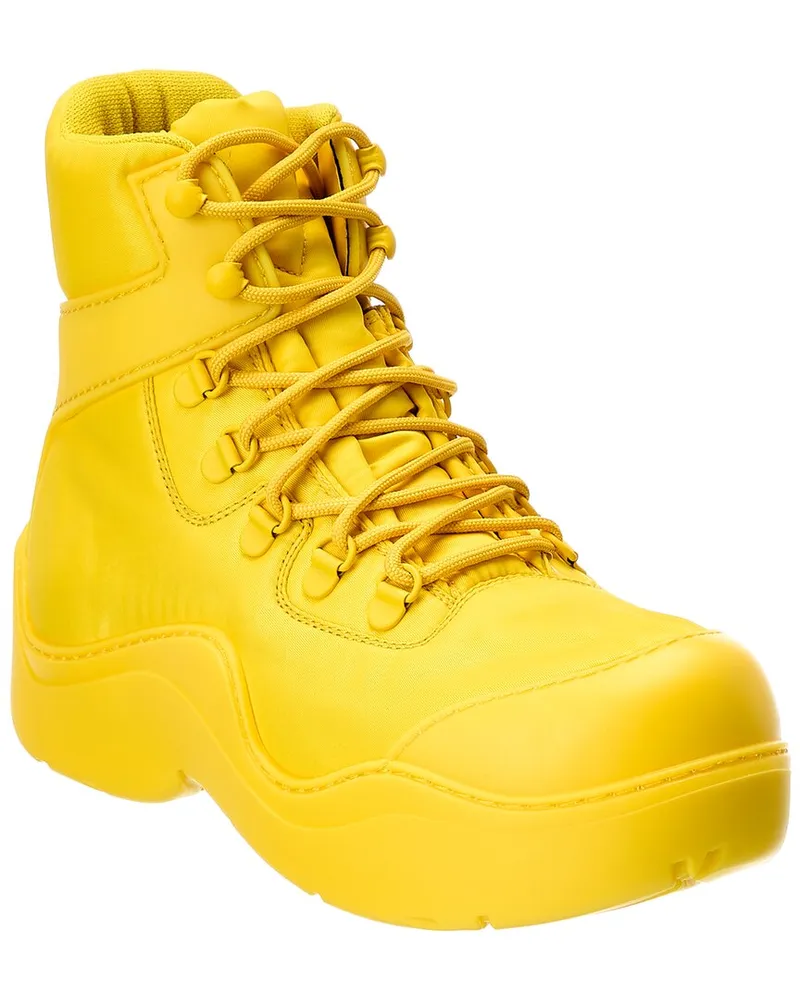 Bottega Veneta The Puddle Bomber Rubber Boot Yellow