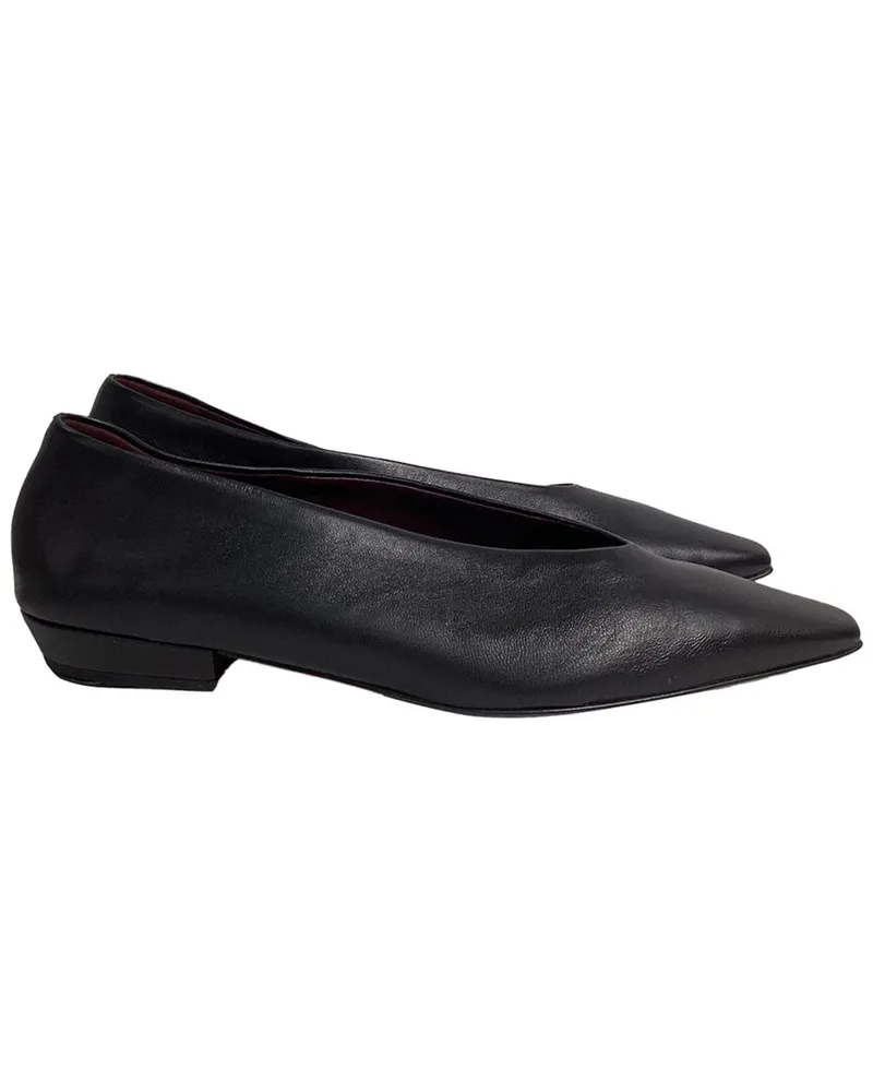 Bottega Veneta Women's Leather Almond Toe Ballet Flat (Authentic Pre-Loved Nocolor
