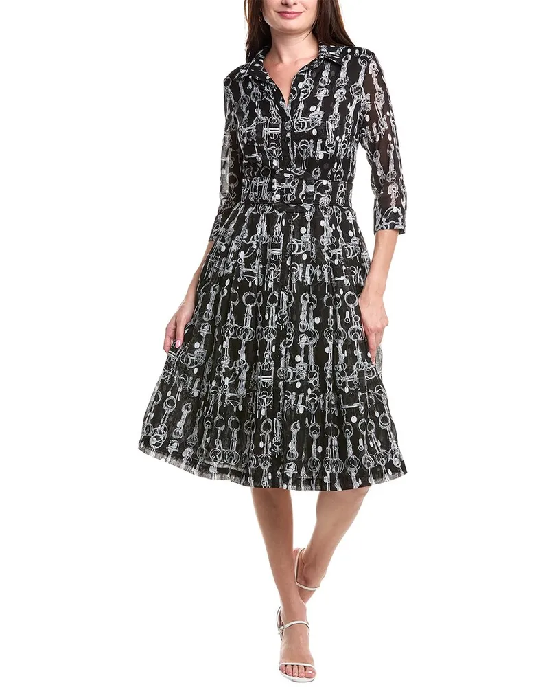 Samantha Sung Audrey D #3 Shirtdress Black