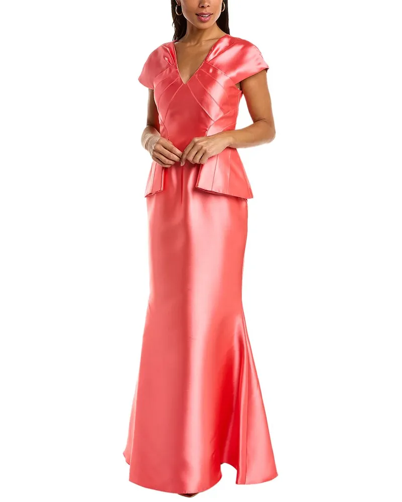 Mikael Aghal Gown Red