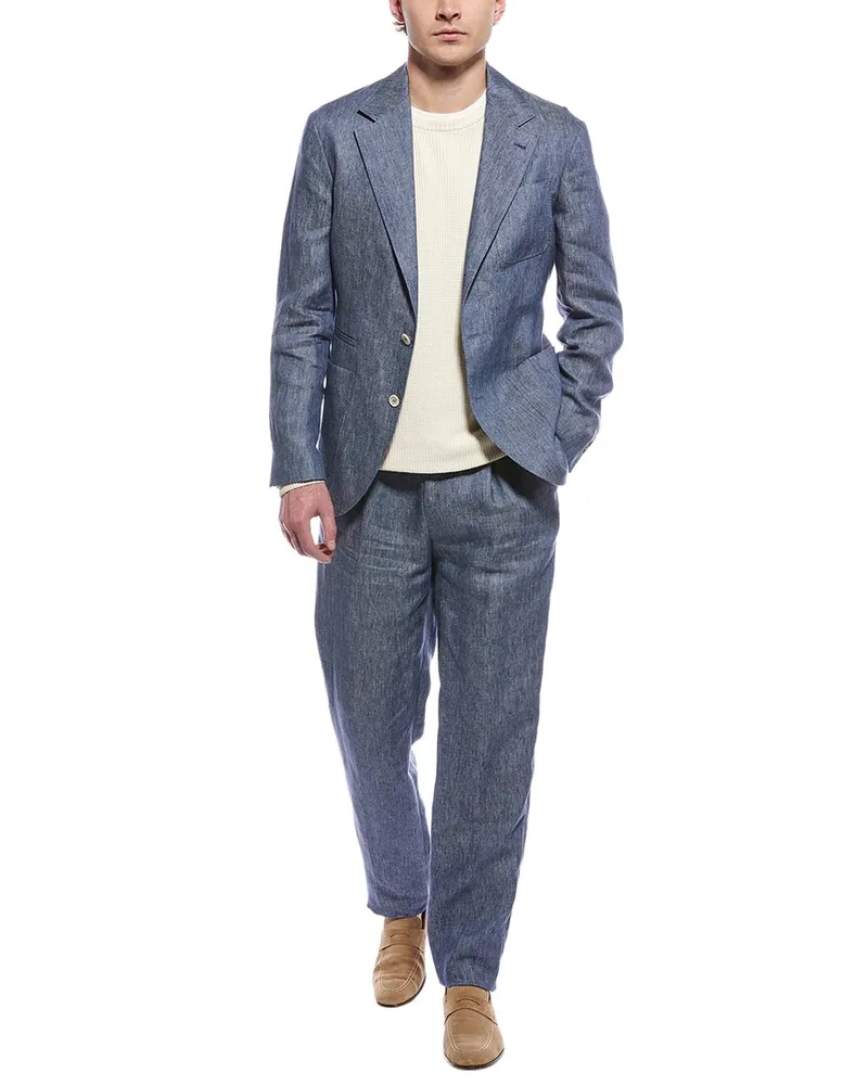 Brunello Cucinelli 2pc Linen Suit Nocolor
