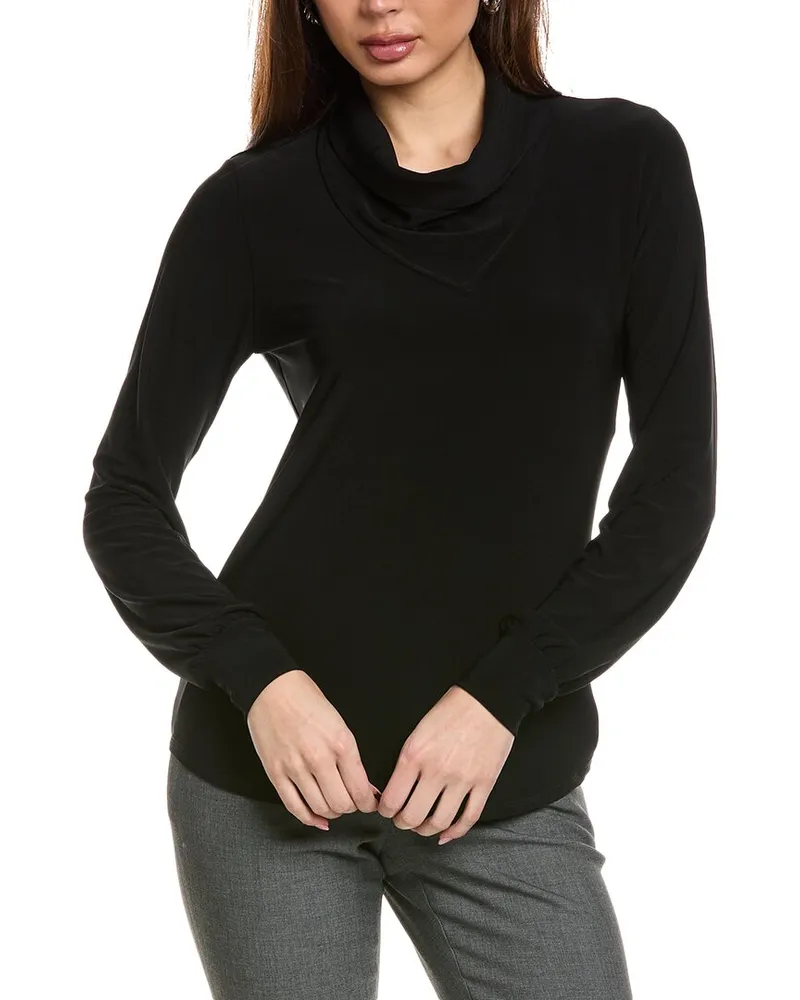 Joseph Ribkoff Cowl Top Black