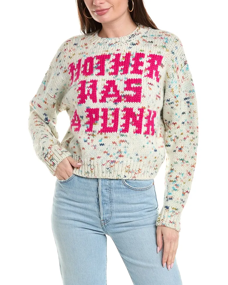 Mother Denim The Alpaca & Wool-Blend Jumper White