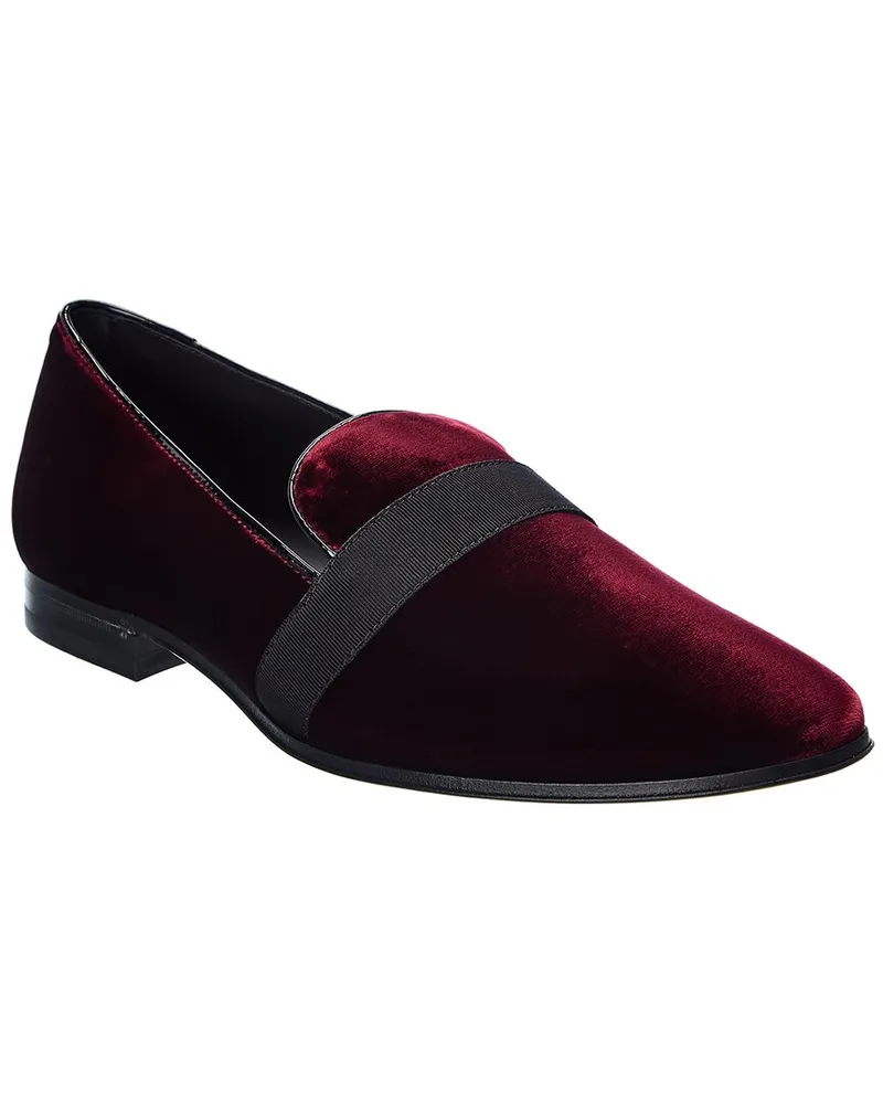 TOD'S TODs Velvet & Patent Loafer Nocolor